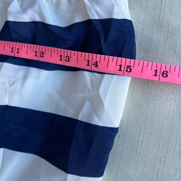 Lulu’s M “dreamboat come true” navy striped strapless maxi dress - Picture 8 of 8